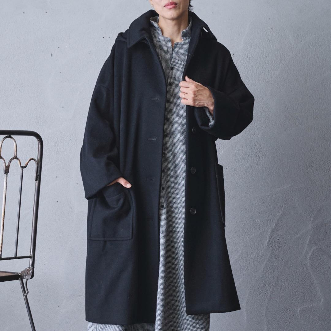 【新品未使用・タグ付き】maison de soil フード取外しコート