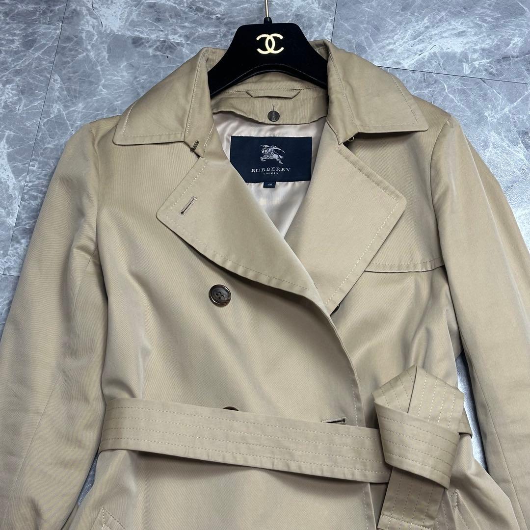 美品♡バーバリー　トレンチコート　ライナー　ベルト付　ノバチェック 40