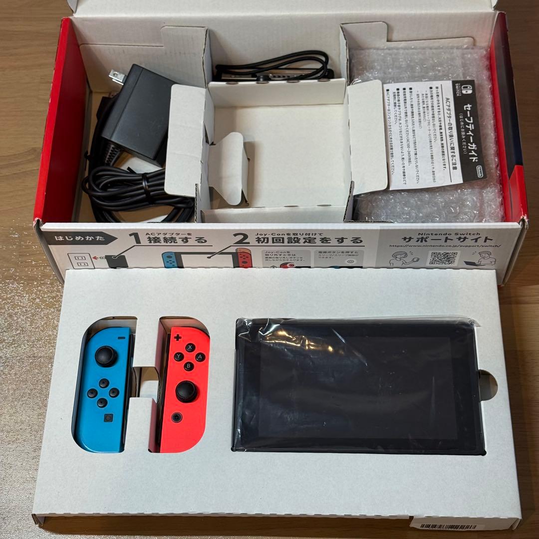 7-104 Switch 本体 バッテリー強化版 箱付き