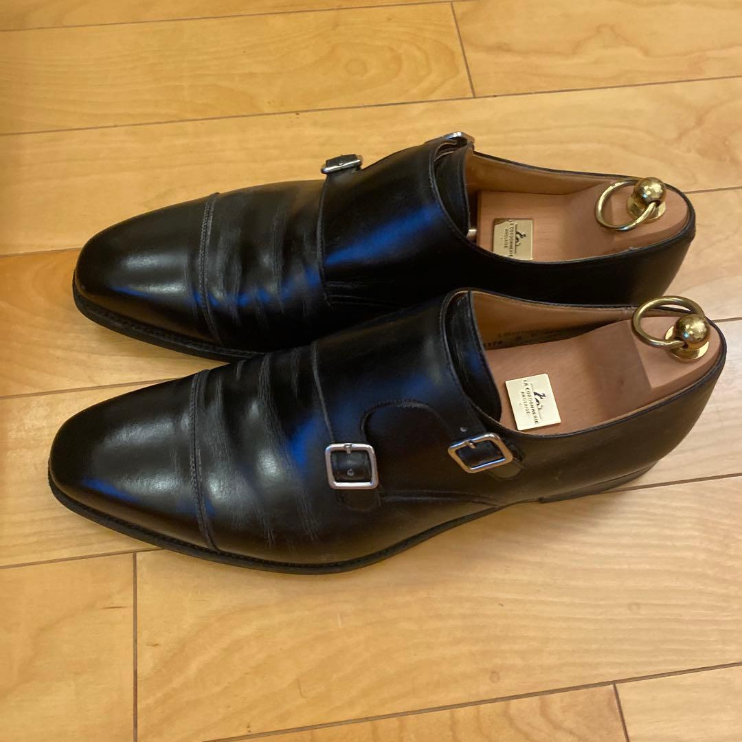 クロケットアンドジョーンズダブルモンクストラップ 9E