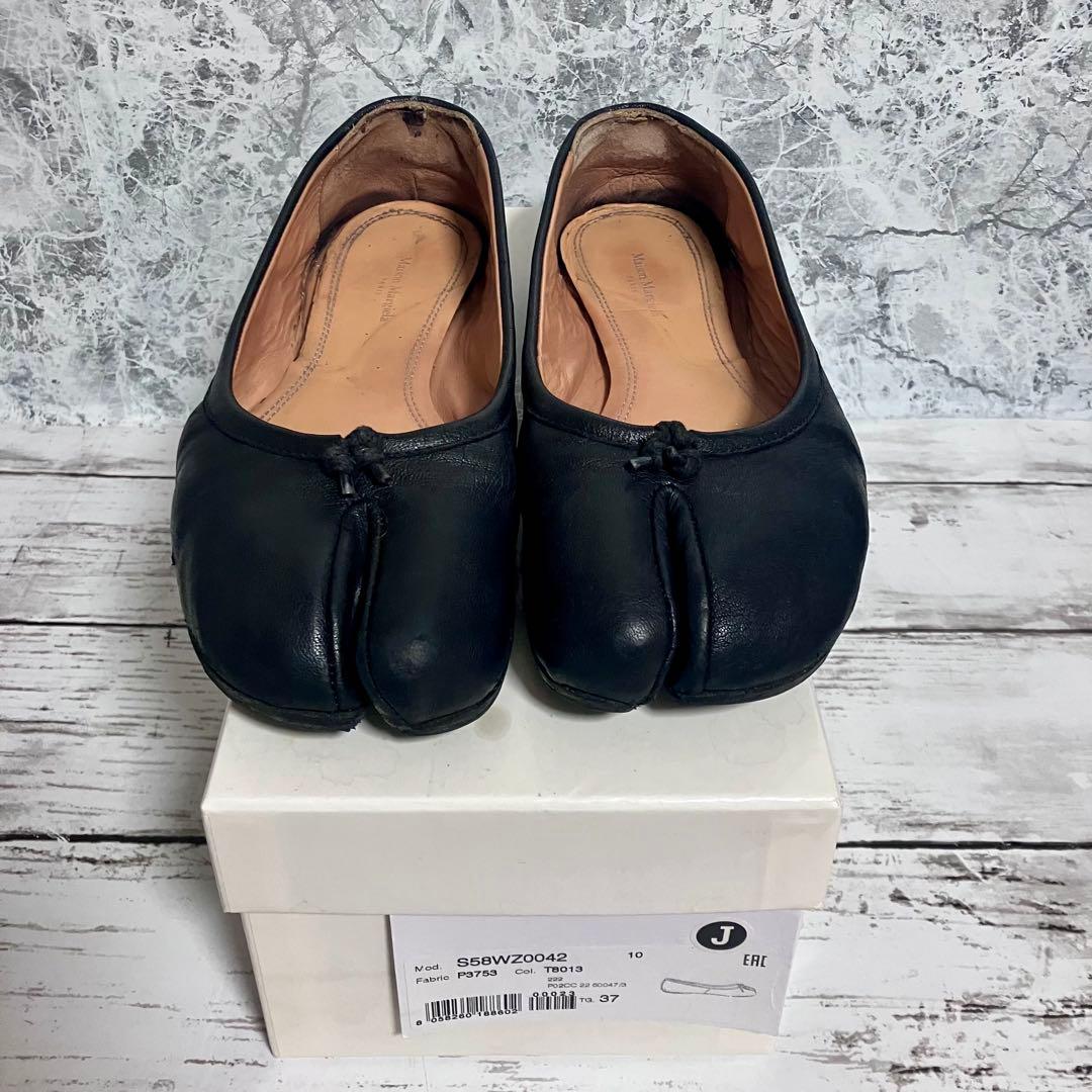 【本物正規品】メゾンマルジェラ　足袋バレエ　タビ 37 ブラック