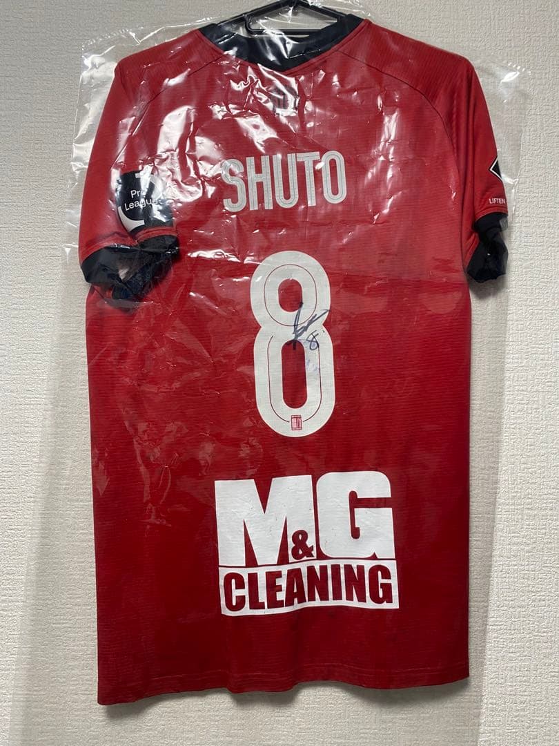 モレンベーク　ユニフォーム　実使用　サイン入り