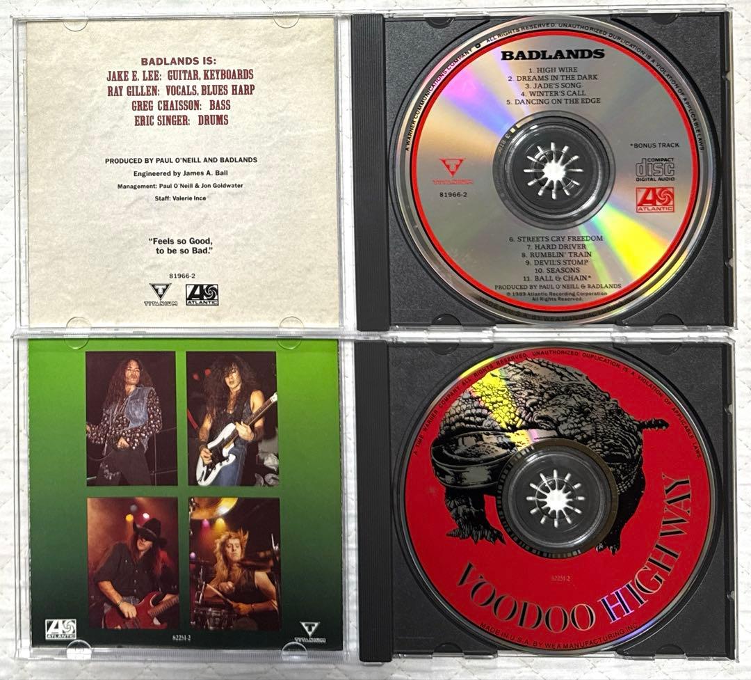2枚セット！バッドランズ / BADLANDS & VOODOO HIGHWAY