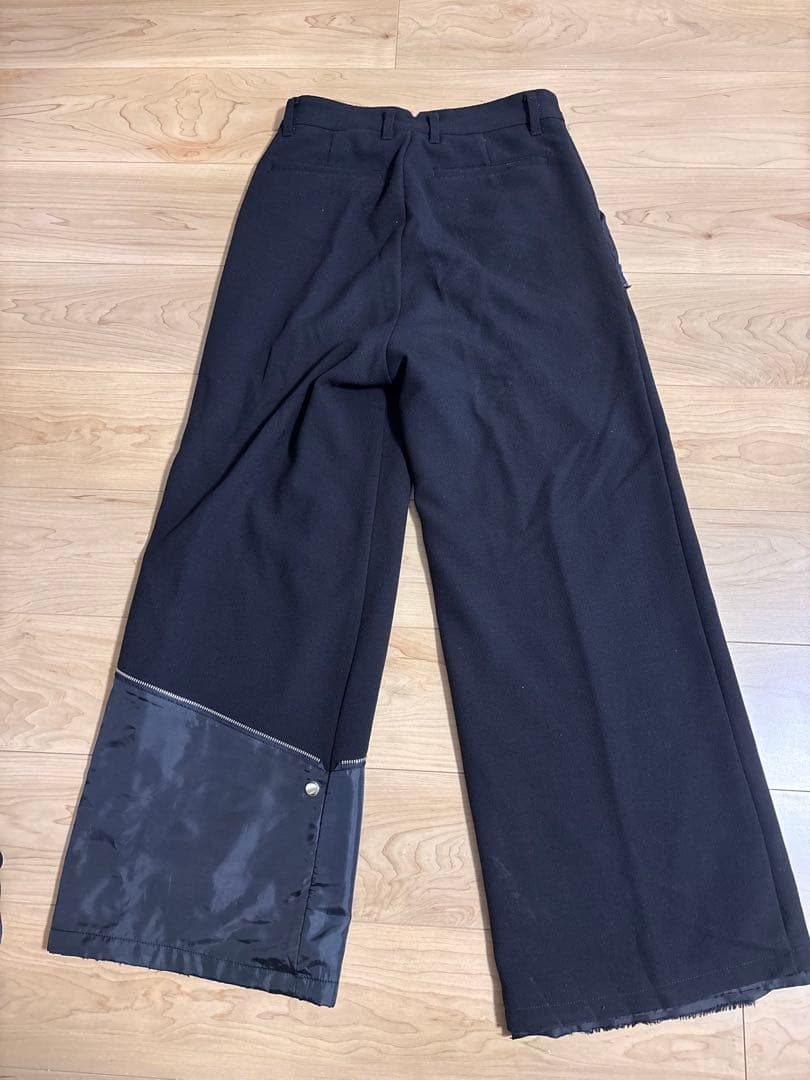 【GRANCY】レイヤードデザイン スラックス