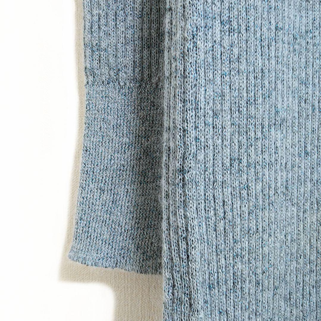 ■極美品 EBONY エボニー モヘヤ混 ニットドレスワンピース