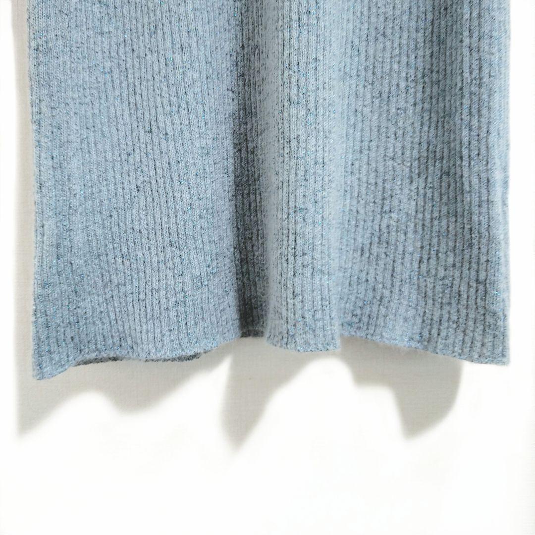 ■極美品 EBONY エボニー モヘヤ混 ニットドレスワンピース