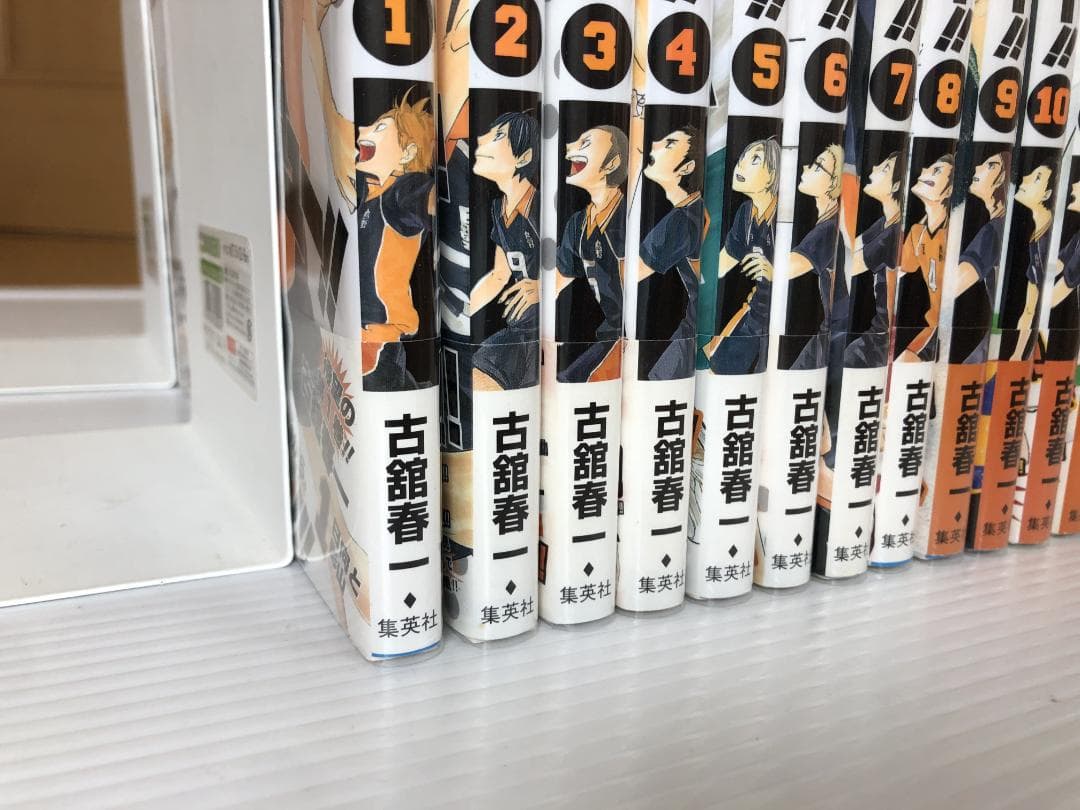 美品　ハイキュー　全巻　初版　帯　ガイドブック　冊子　特典　ポストカード