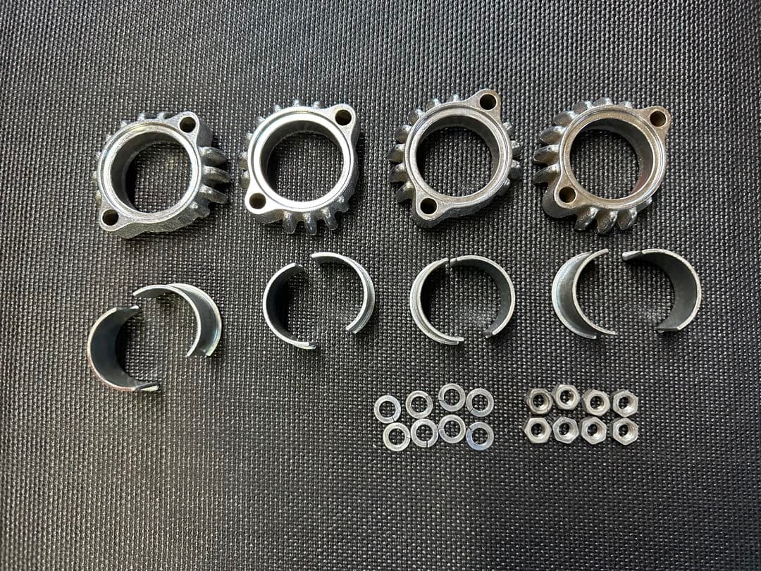 PMC 4本マフラーセット Z1/Z2用 86-360 フランジセット付属