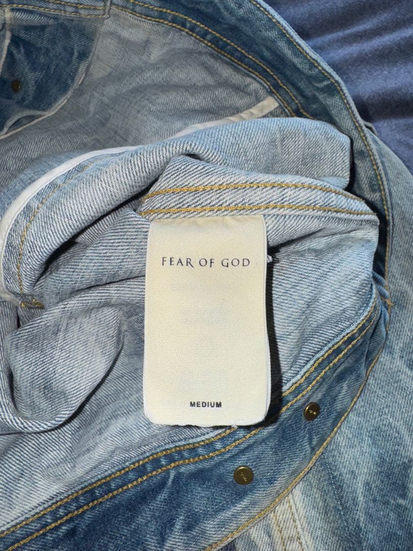 ジャケット・アウター FEAR OF GOD Holy Water Denim Jacket M