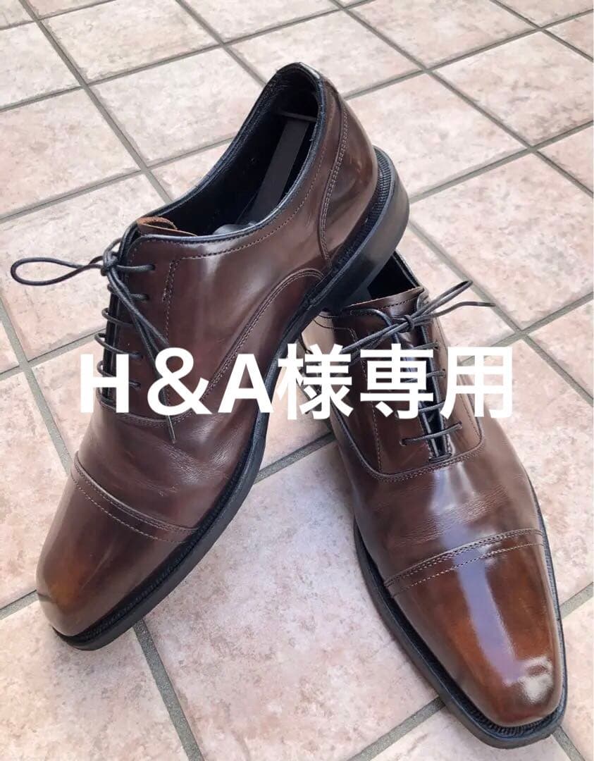 REGAL リーガル ドレスシューズ ストレートチップ ブラウン 25.0