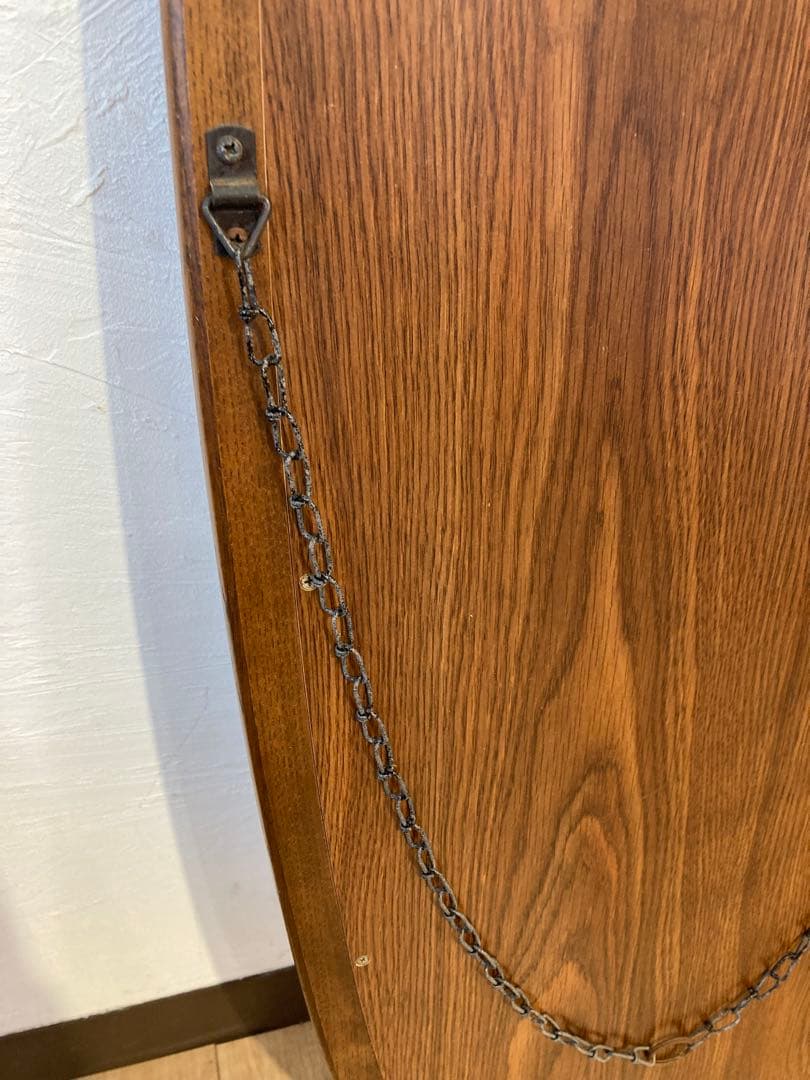 カリモク　オーバル ウォールミラー 壁掛け鏡