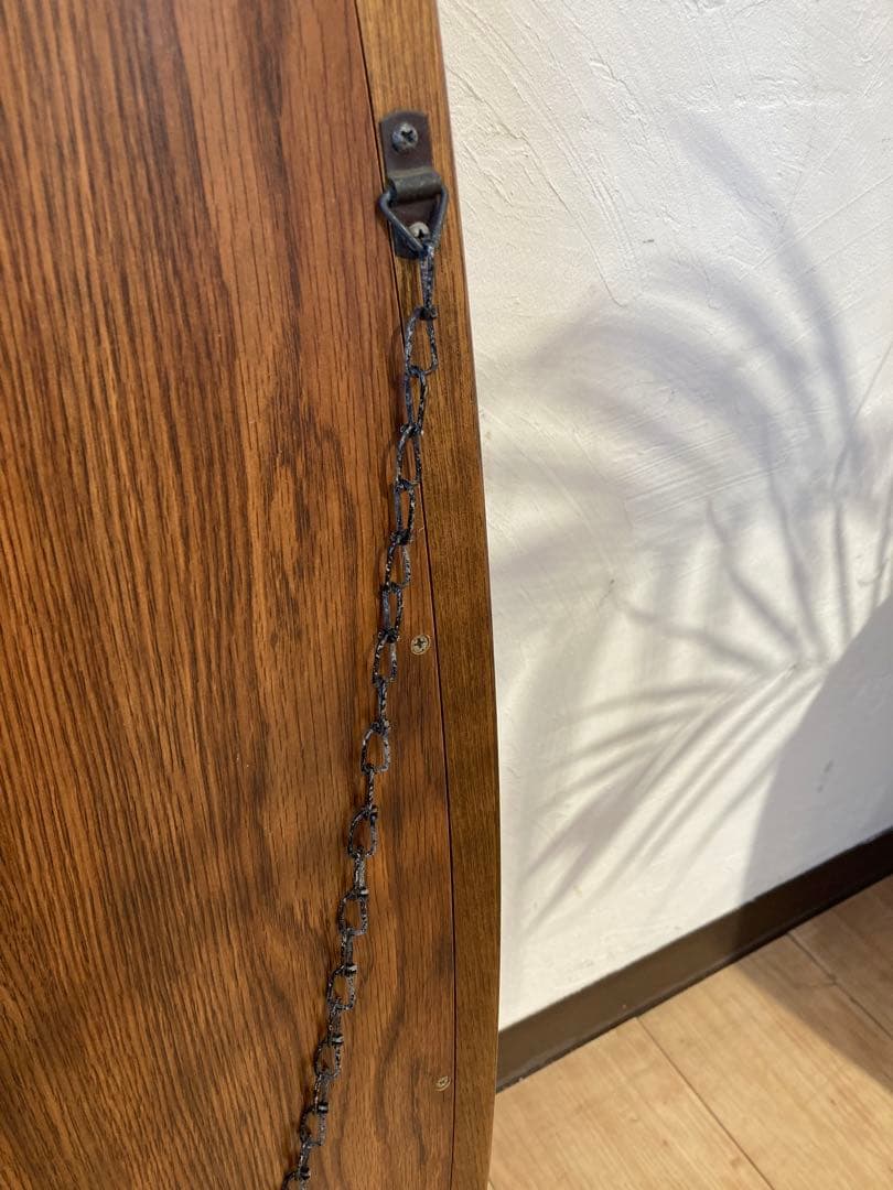 カリモク　オーバル ウォールミラー 壁掛け鏡