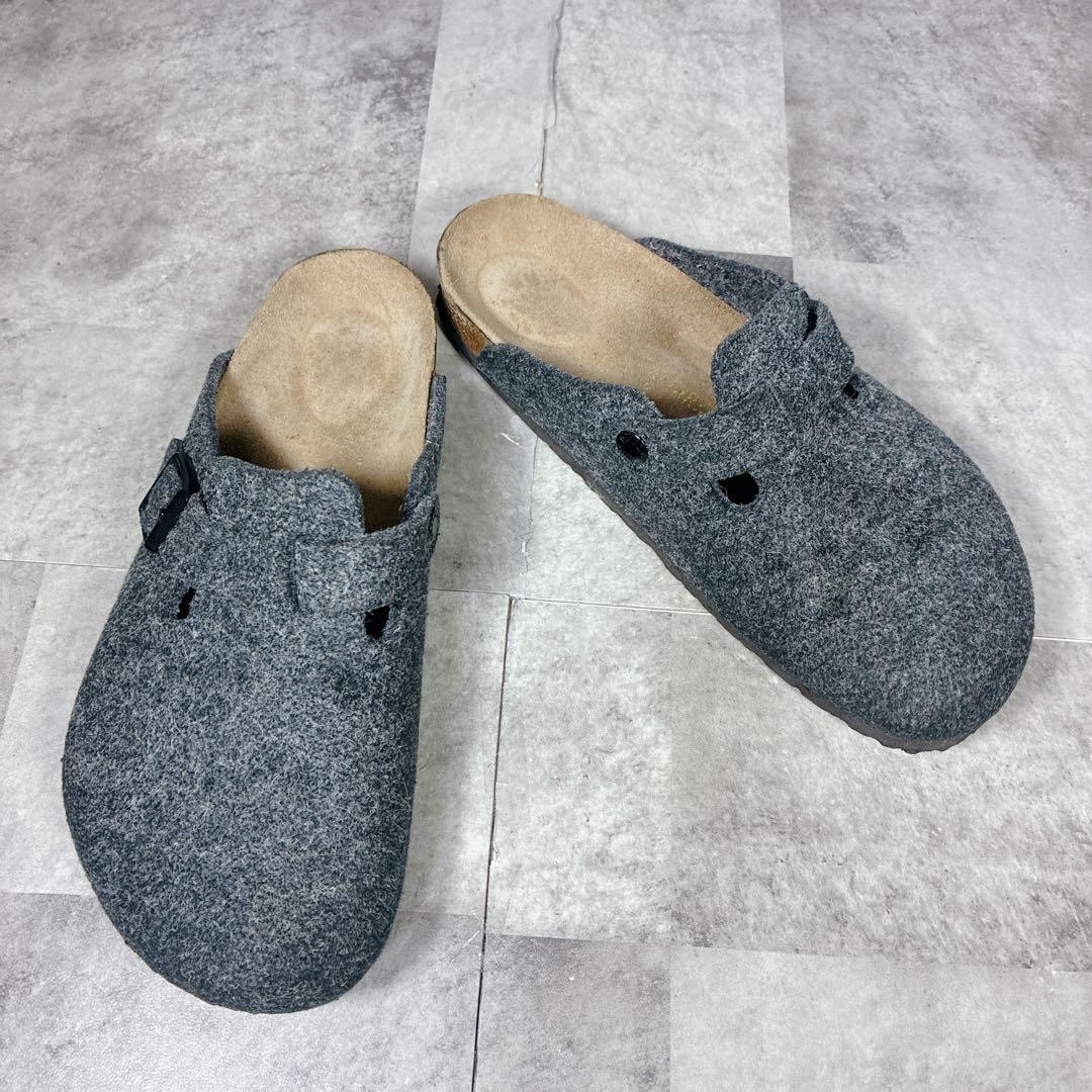 良品】✨BIRKENSTOCK Boston Felt BLGY40 25cm