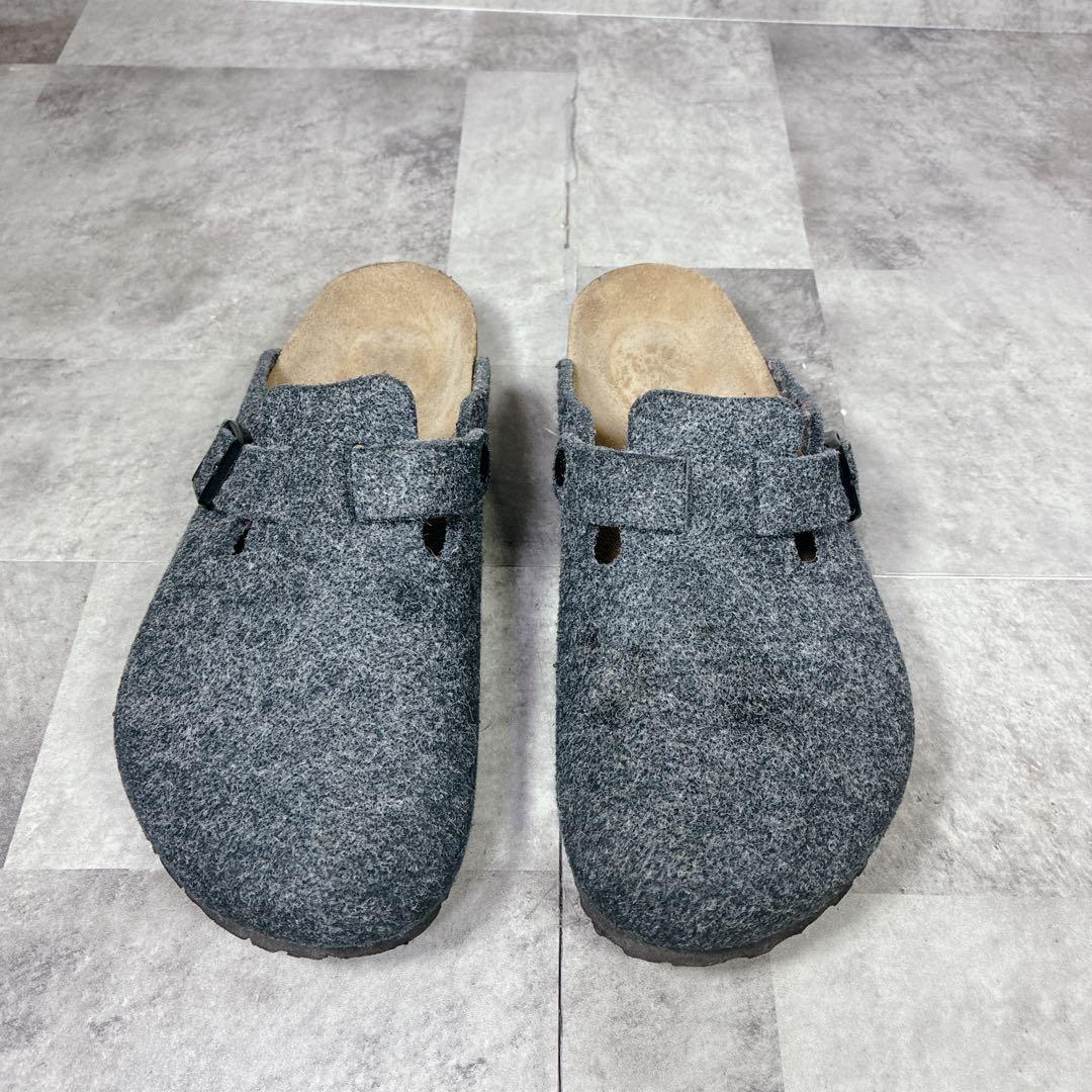 良品】✨BIRKENSTOCK Boston Felt BLGY40 25cm