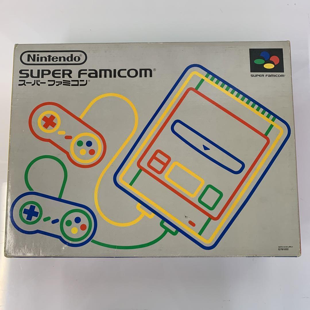 外箱付 任天堂 SFC スーパーファミコン SHVC-001 本体コントローラー