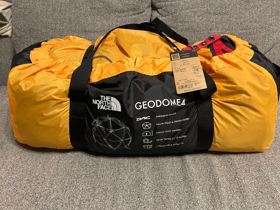 ②ノースフェイス　ドームテント　ジオドーム