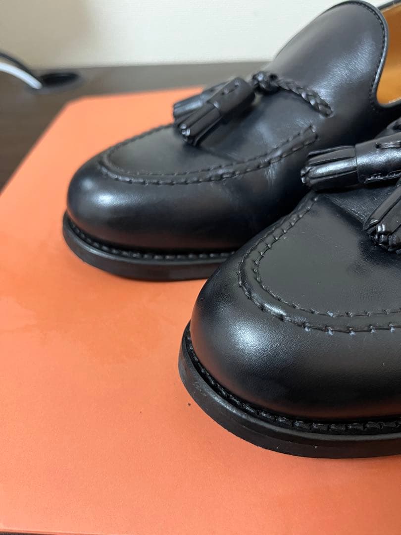 【美品】Berwick タッセルローファー UK6 25.5 ダイナイトソール