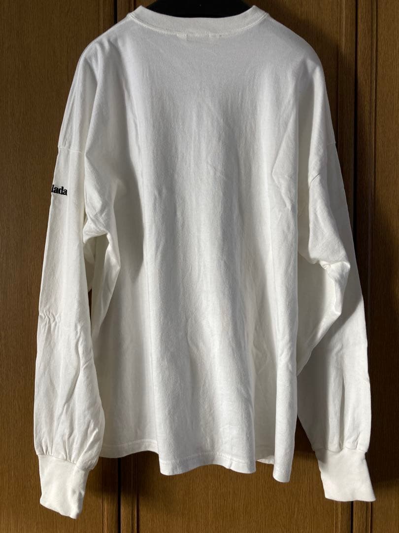 oblada オブラダ　アインシュタイン　ロングTシャツ　白