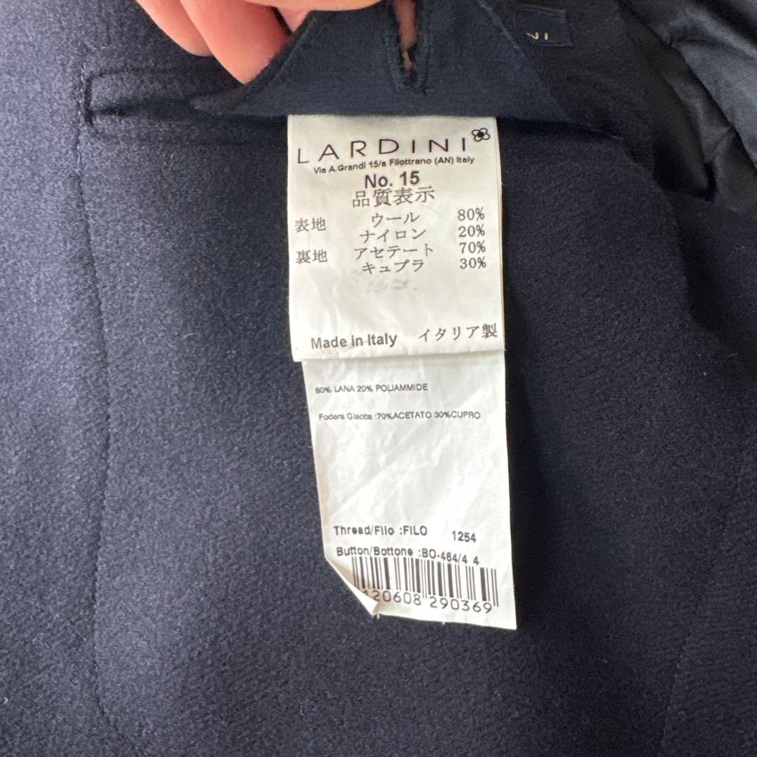 【極美品】LARDINI　ダブルブレストチェスターコート　46