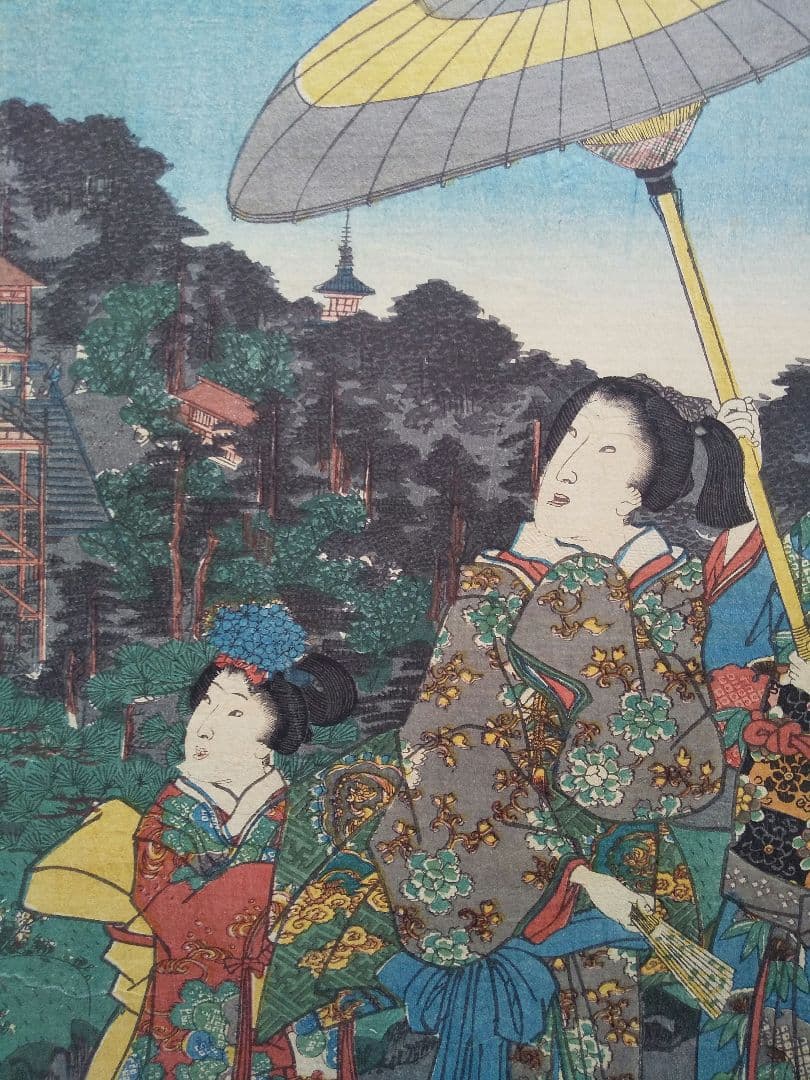 浮世絵 豊國 源氏十二ヶ月之内「卯月」