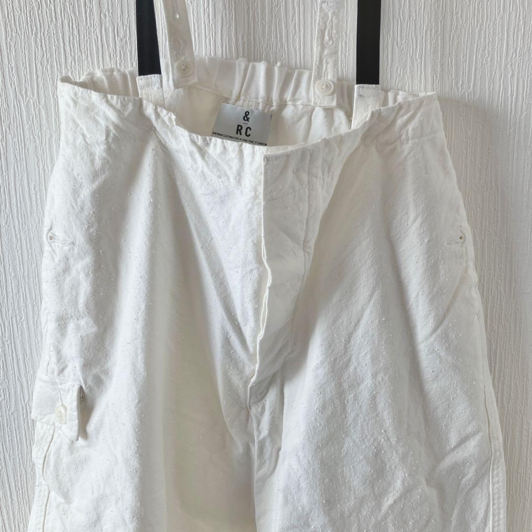 カレンソロジー　Curensology サスペンダーパンツ　ワイドパンツ