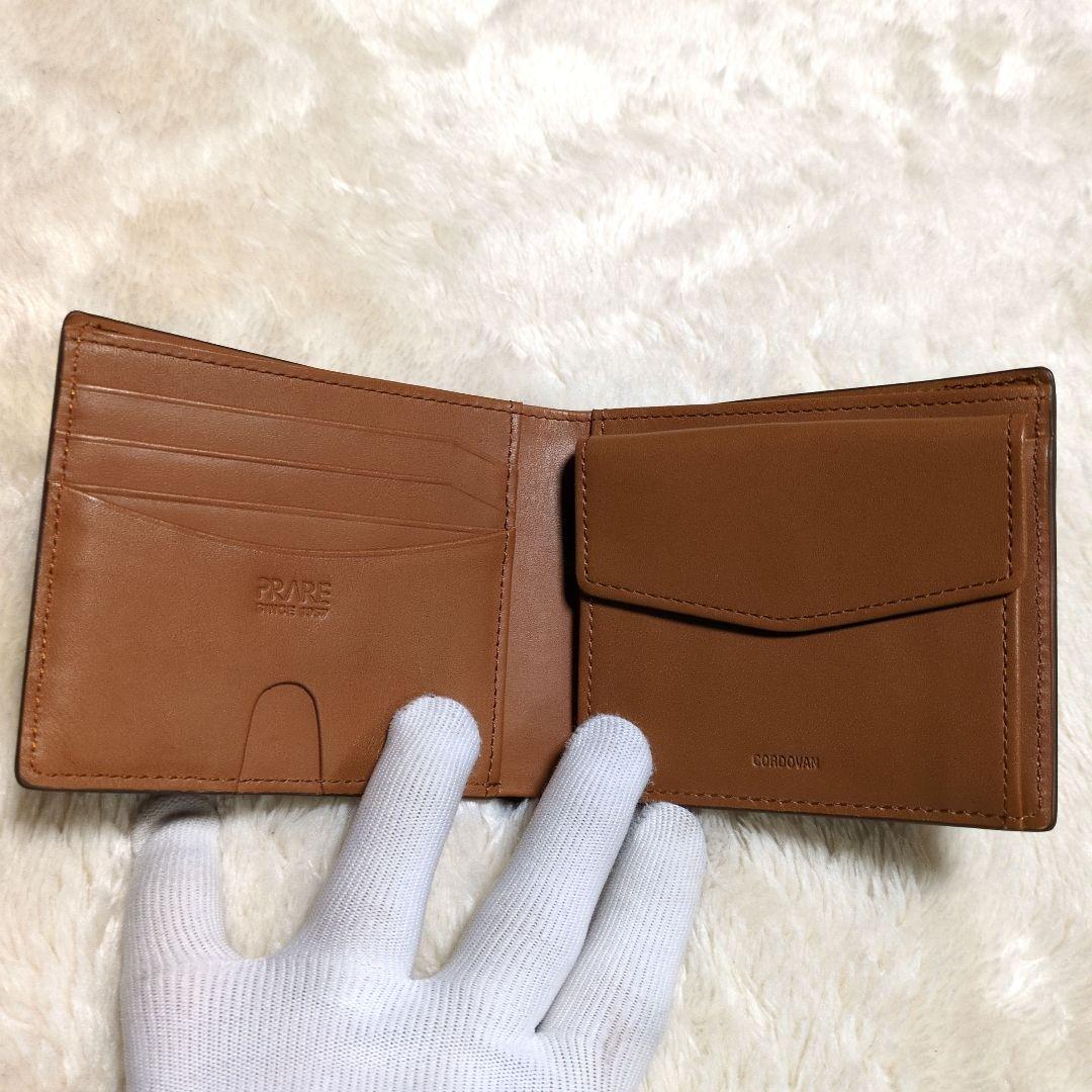 プレリー　PRARE　コードバン　二つ折り財布