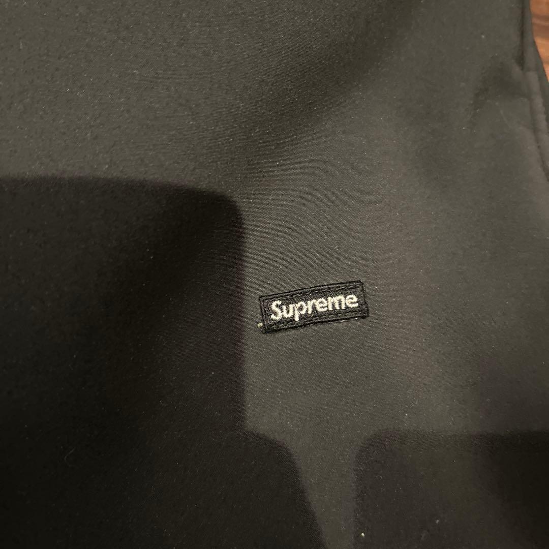 Supreme ブラック スウェットパンツ　ウィンドストッパー