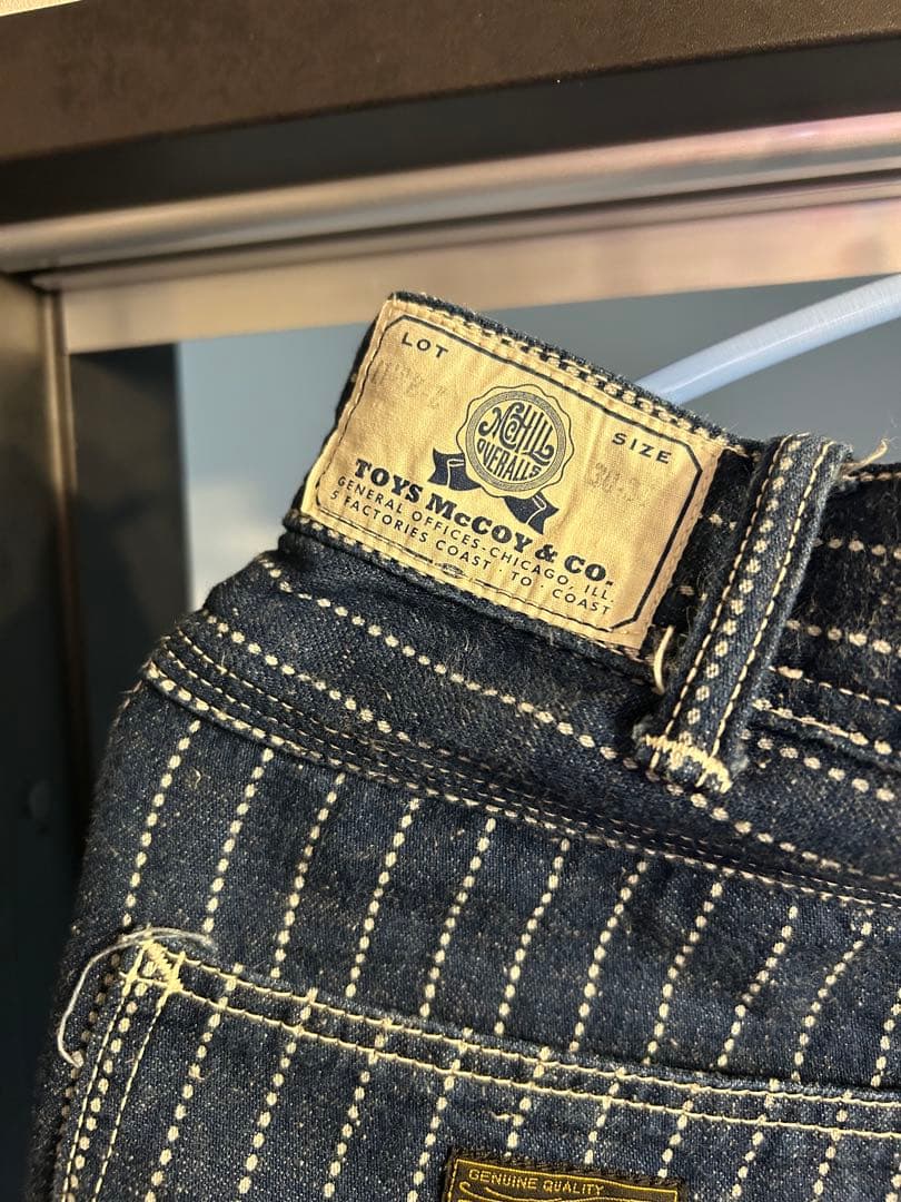 TOYS McCOY ストライプ ワークパンツ