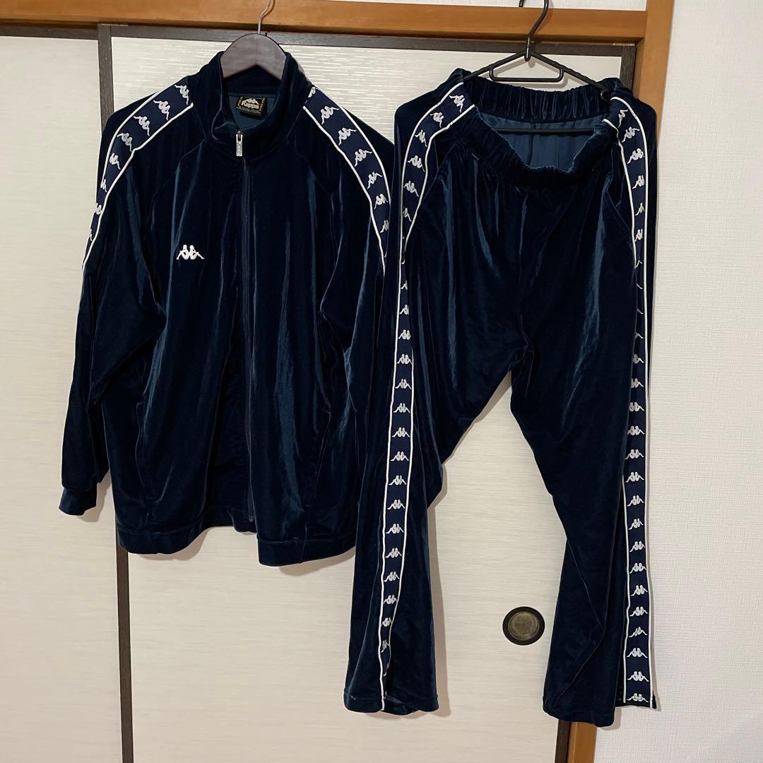 【極美】Kappa ベロアジャージ L 上下 90s