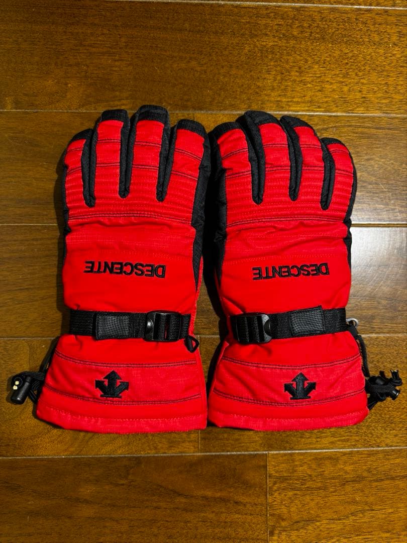 スキーウェア上下セット・グローブ　メンズ　デサント　DESCENTE Mサイズ