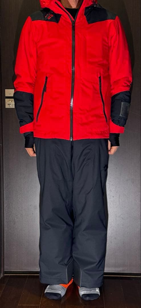 スキーウェア上下セット・グローブ　メンズ　デサント　DESCENTE Mサイズ