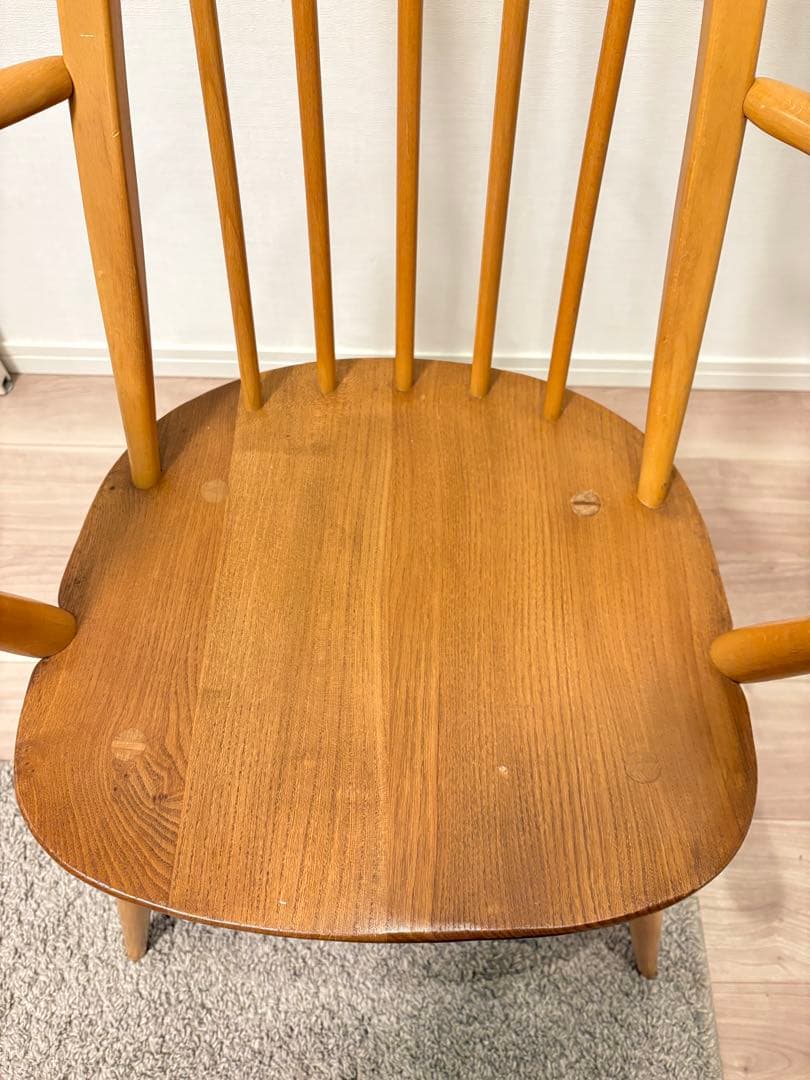 ERCOL アーコールチェア クエーカーチェア ライトオーク アームチェア