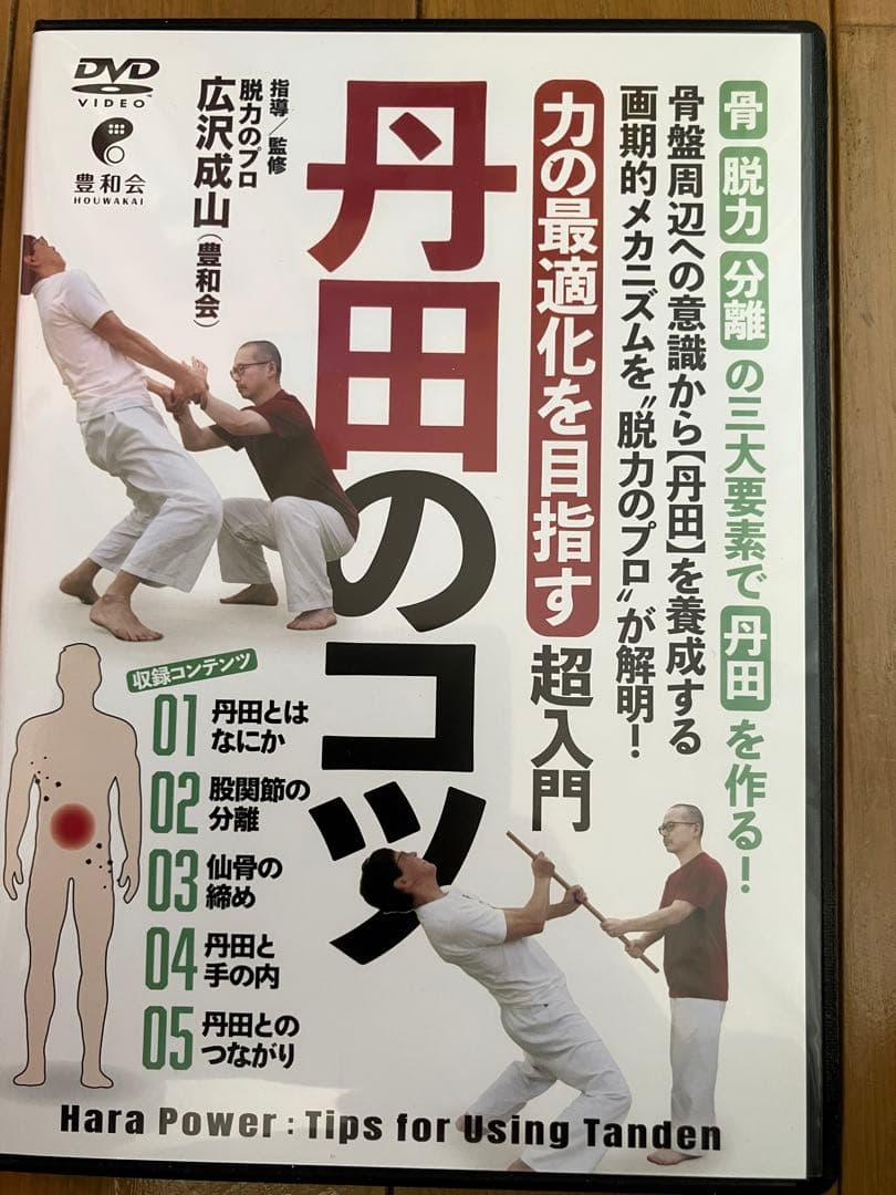 【DVD】脱力のコツ×1、丹田のコツ×1 (広沢成山)