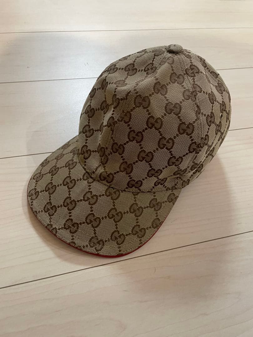 Gucci GGパターン ベージュハット Mサイズ