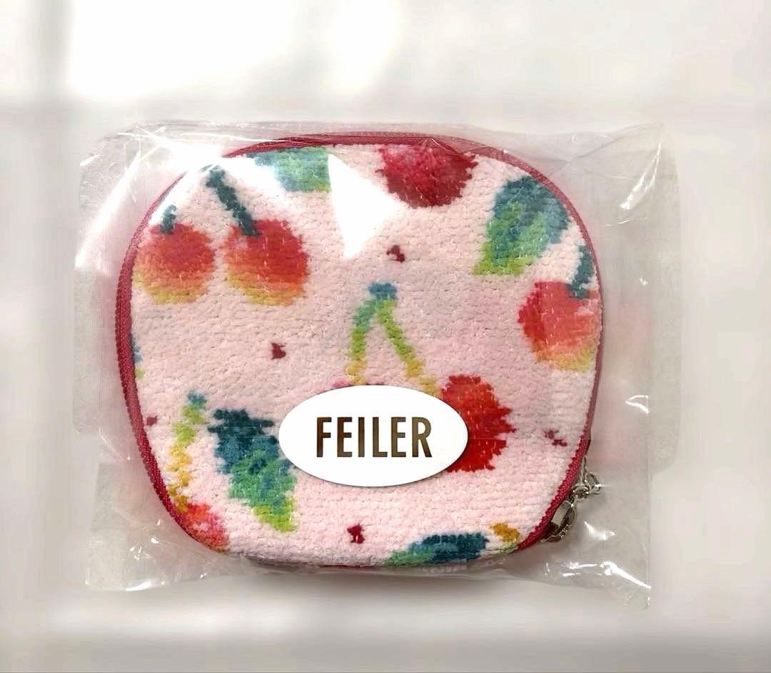新品FEILER チェリードット アクセサリーポーチ L/CRD-253050