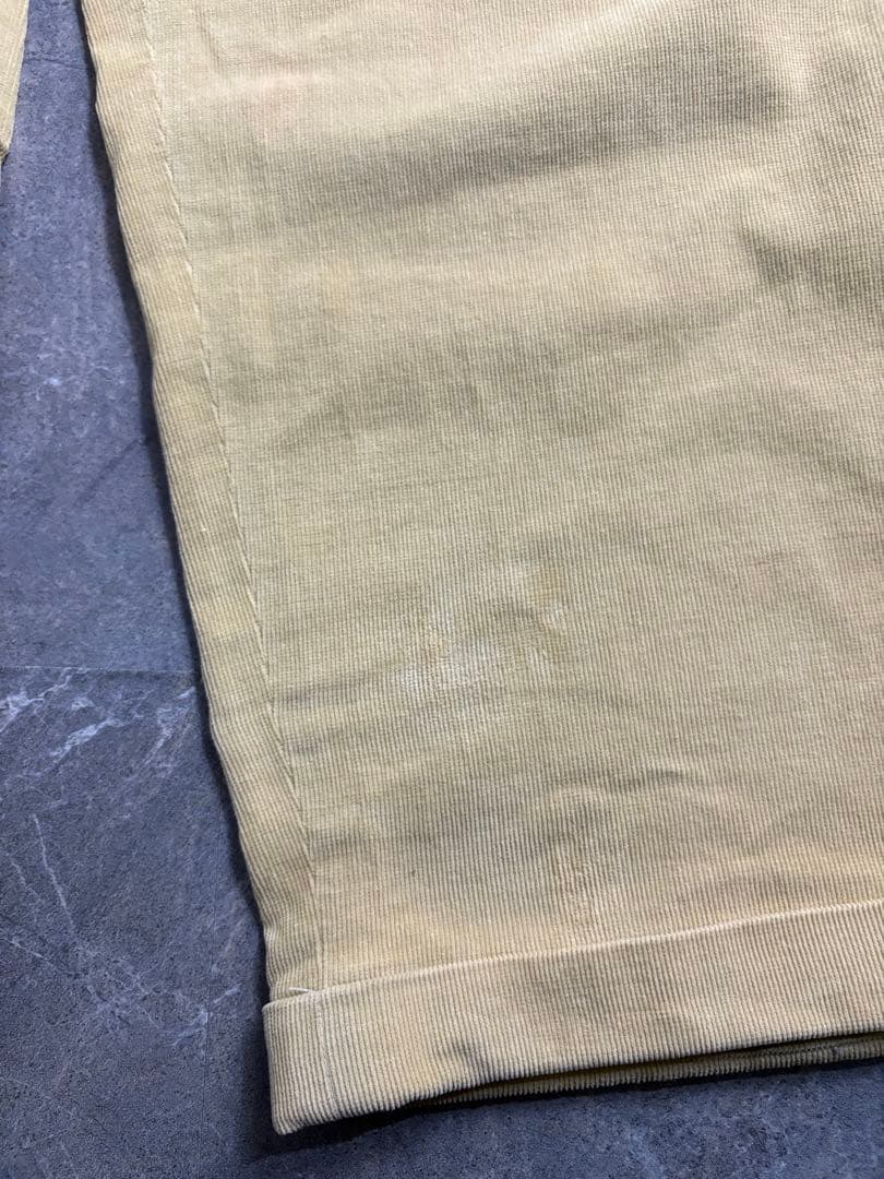 パンツ 90s Giorgio Armani wide corduroy slacks