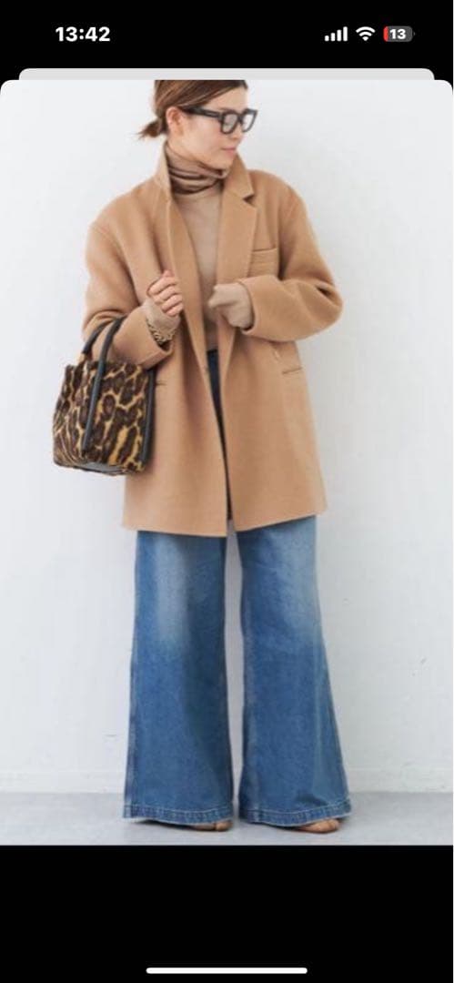 ドィーズィエムクラス　Victorianシャギーコート　キャメル　美品