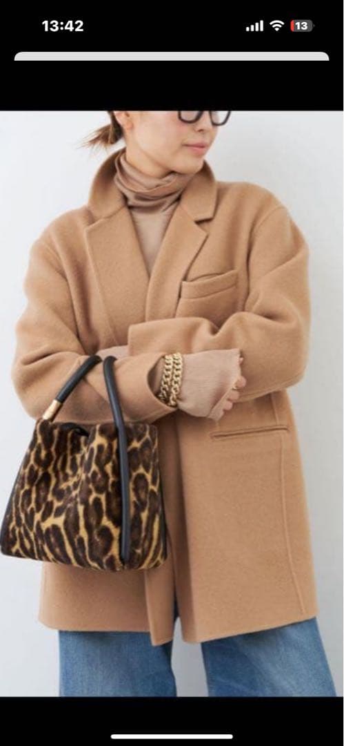 ドィーズィエムクラス　Victorianシャギーコート　キャメル　美品