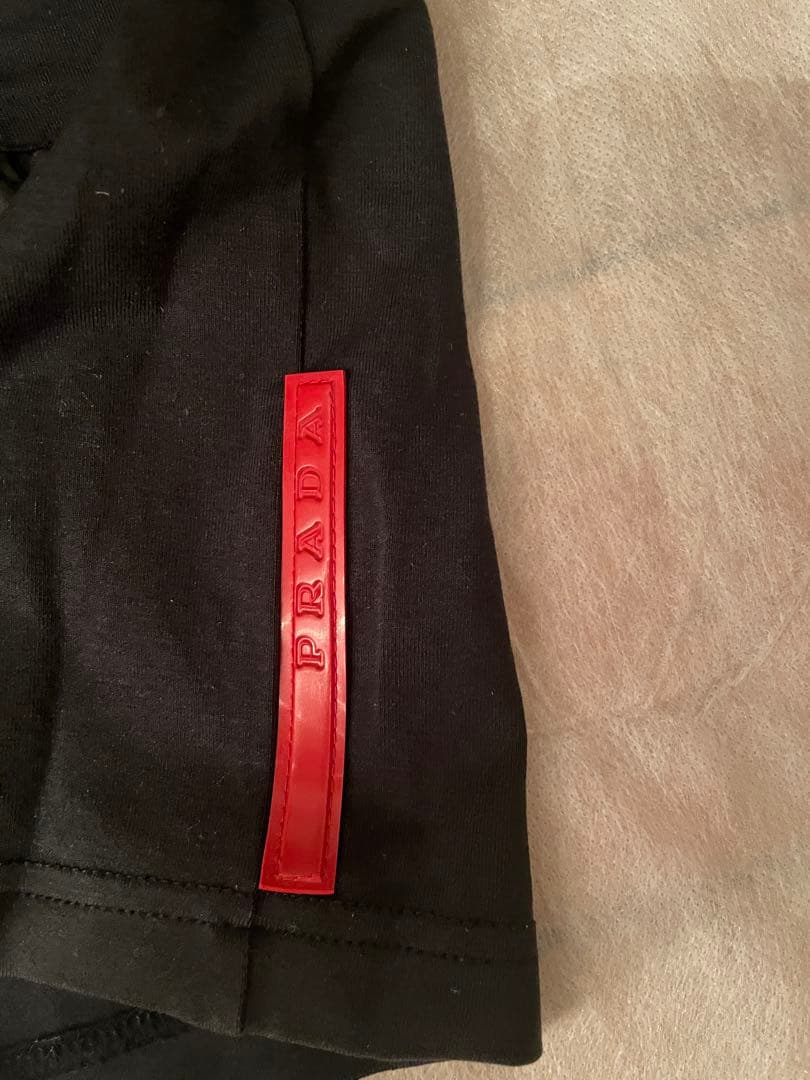 美品 PRADA SPORT バックポケット付きT ブラピ着 正規品 サイズL