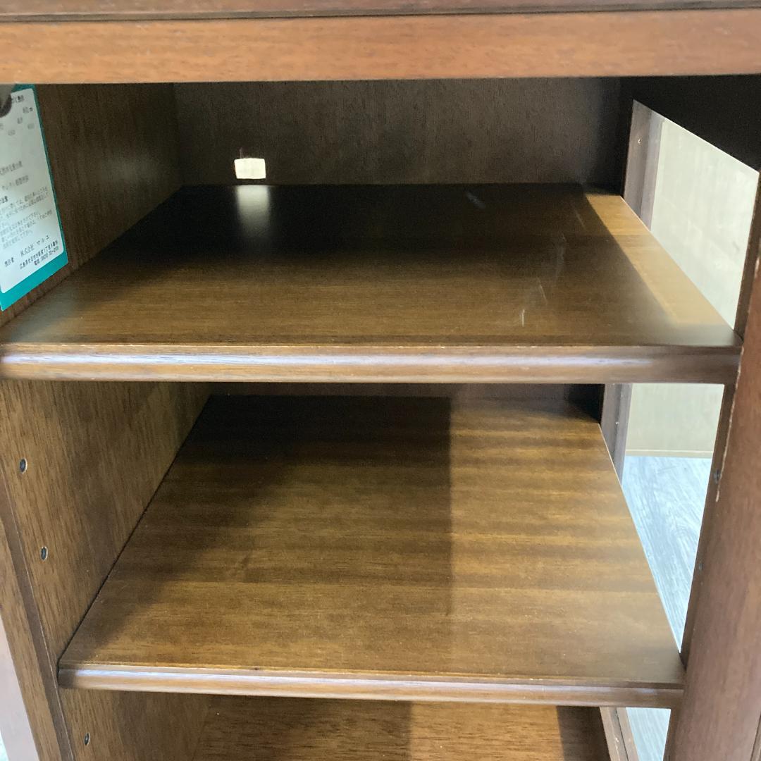 【マルニ】地中海シリーズ　ガラスキャビネット　コーナーキャビネット