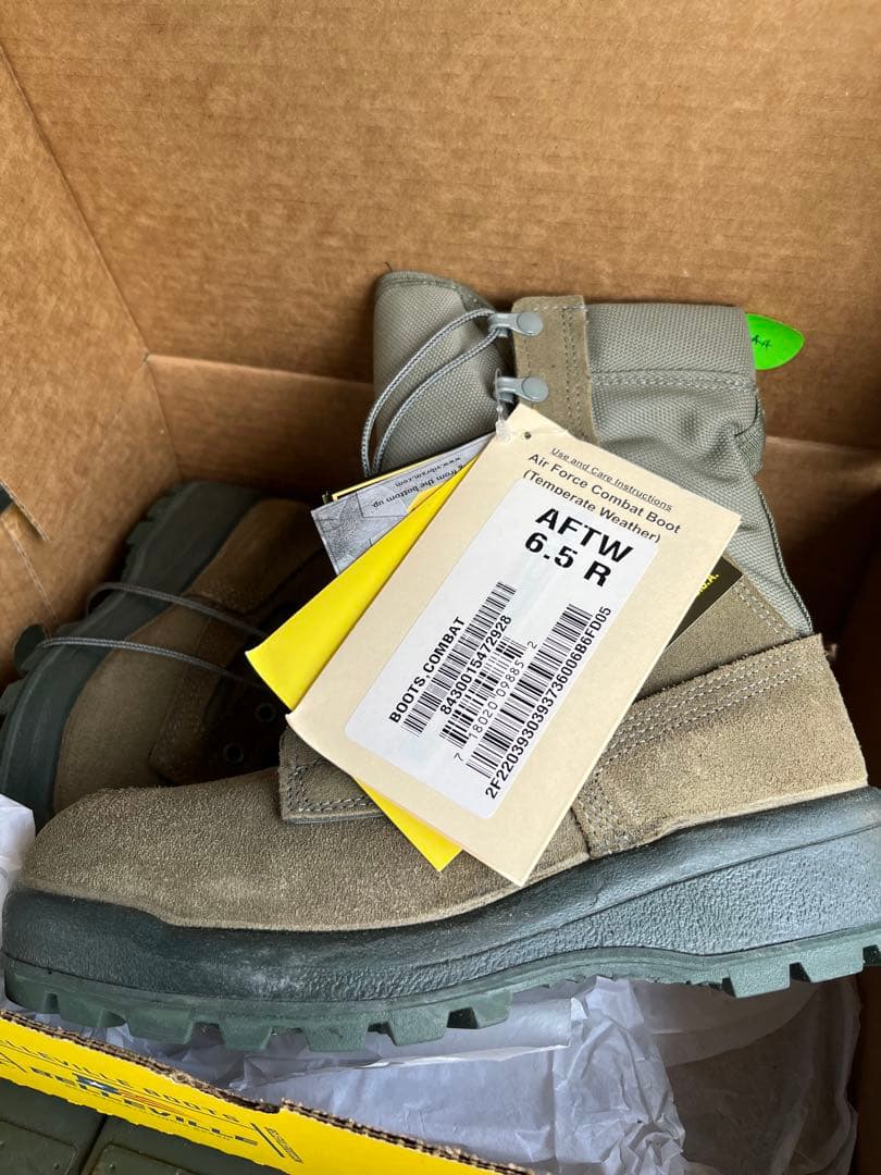 米軍放出新品Bellevilleコンバットブーツ 6.5R ゴアテックス 実物