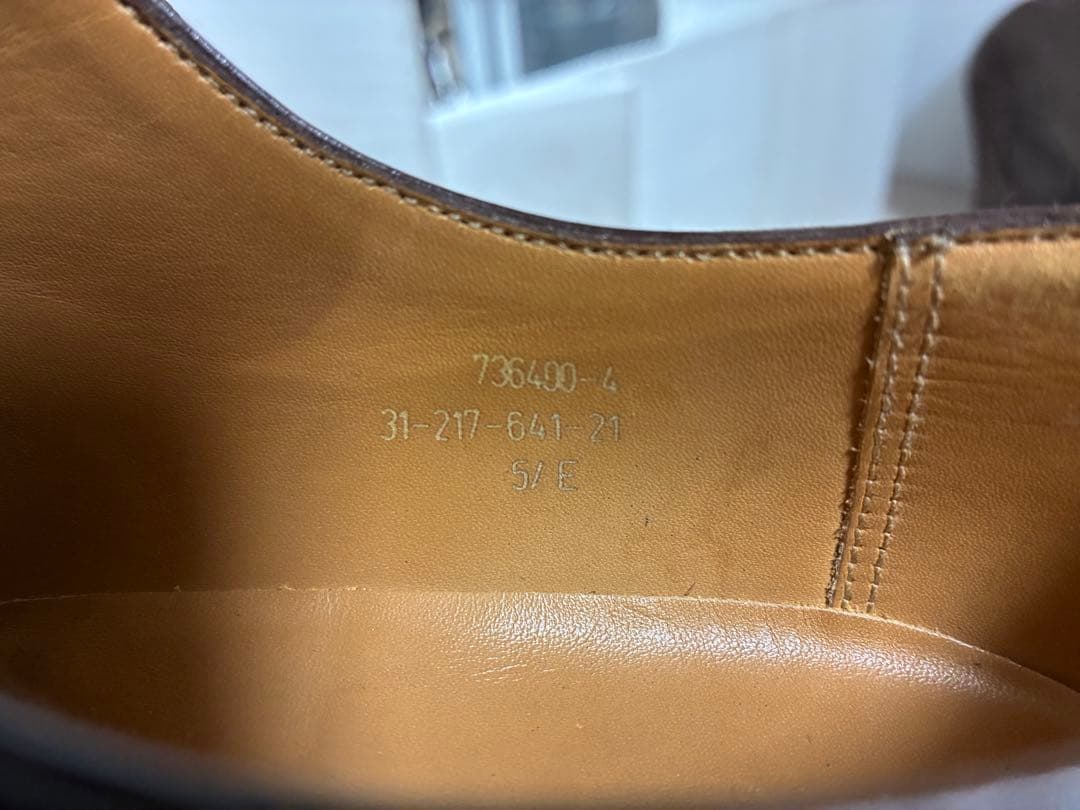 美品　JM WESTON GOLF ノヴォカーフ　ダークブラウン　5 1/2E