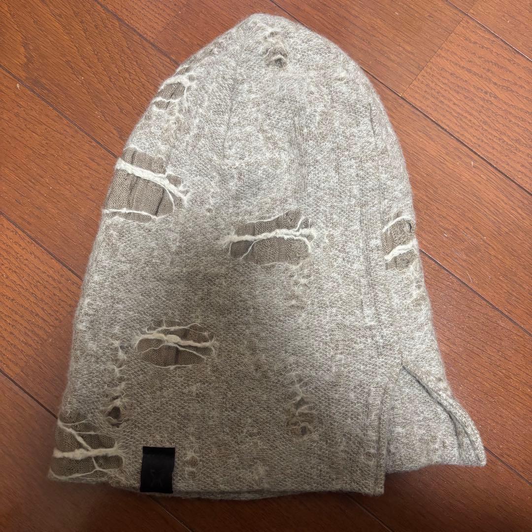キリュウキリュウ ダメージ加工 ニット帽 ビーニー