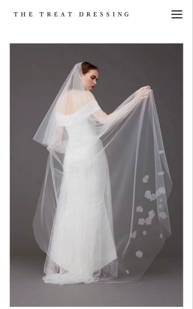 ウェディングロングベール　The Treat dressing