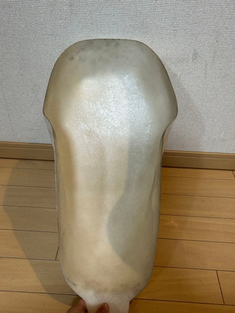 NSR50用、タンクカバーFRPゲルコート仕上げ ホワイト カウル