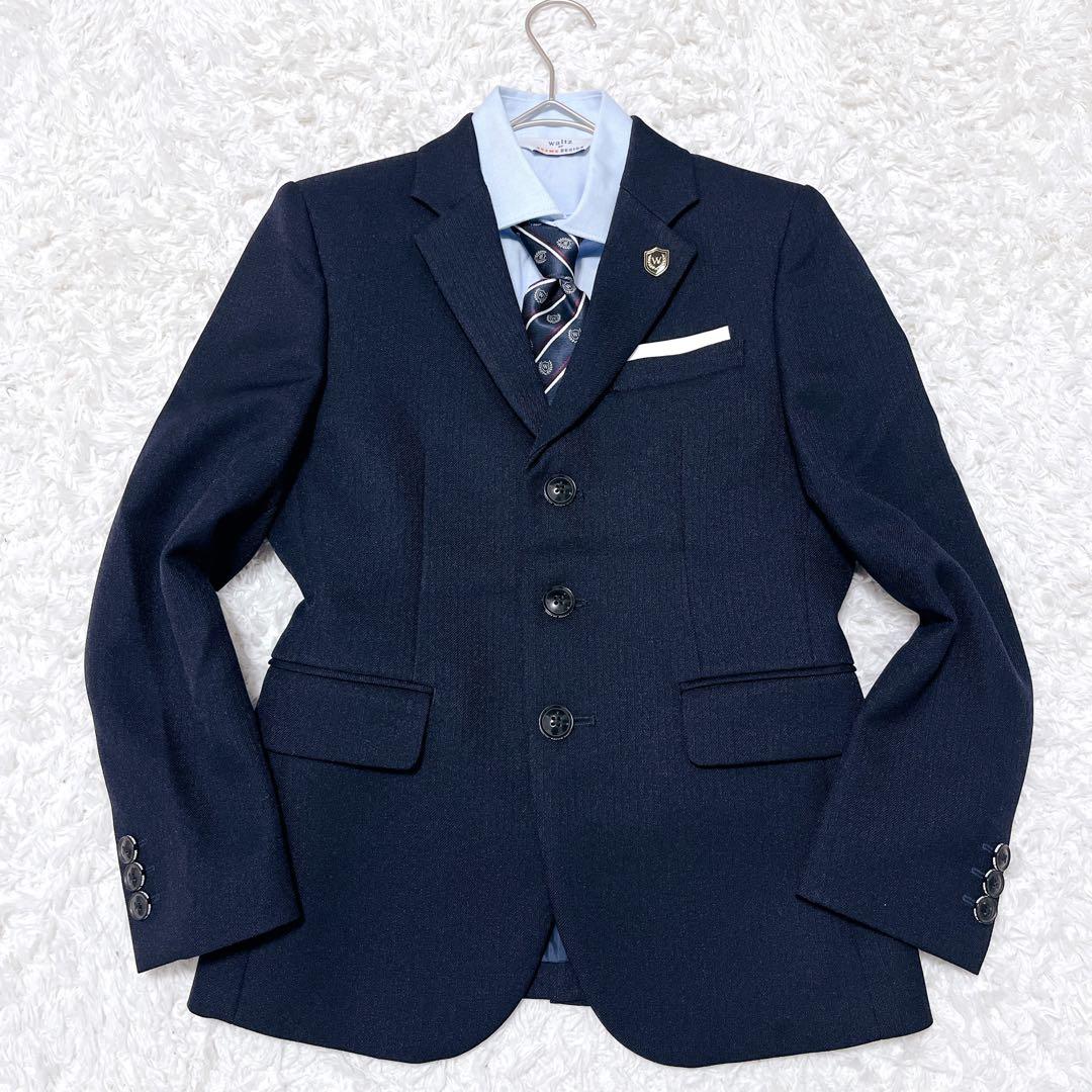 ビームスデザイン 男の子 セレモニー スーツ セットアップ 卒服 6点 ネイビー