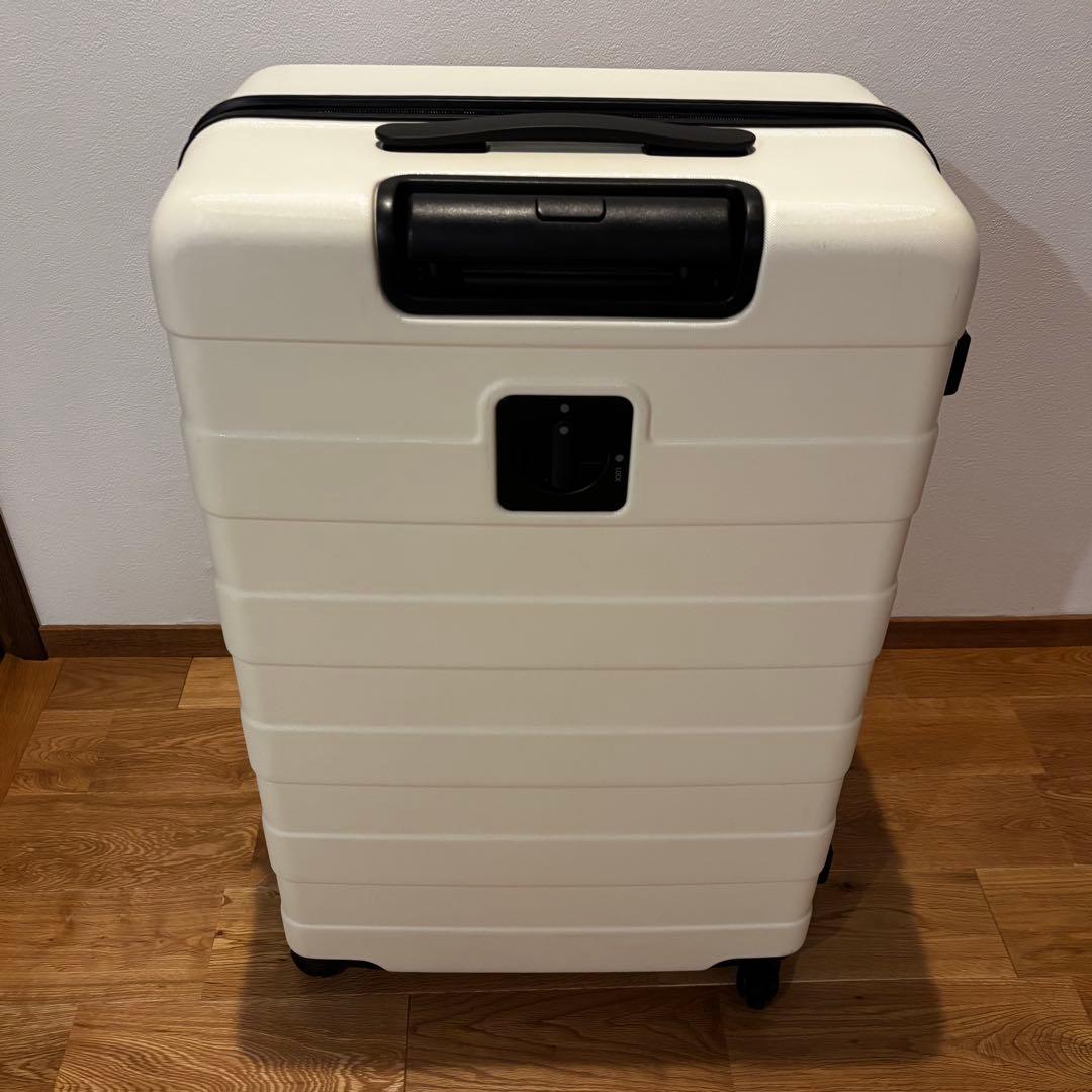 無印良品　ハードキャリー　大型(85L) 白　仕切り付き　取扱説明書付き