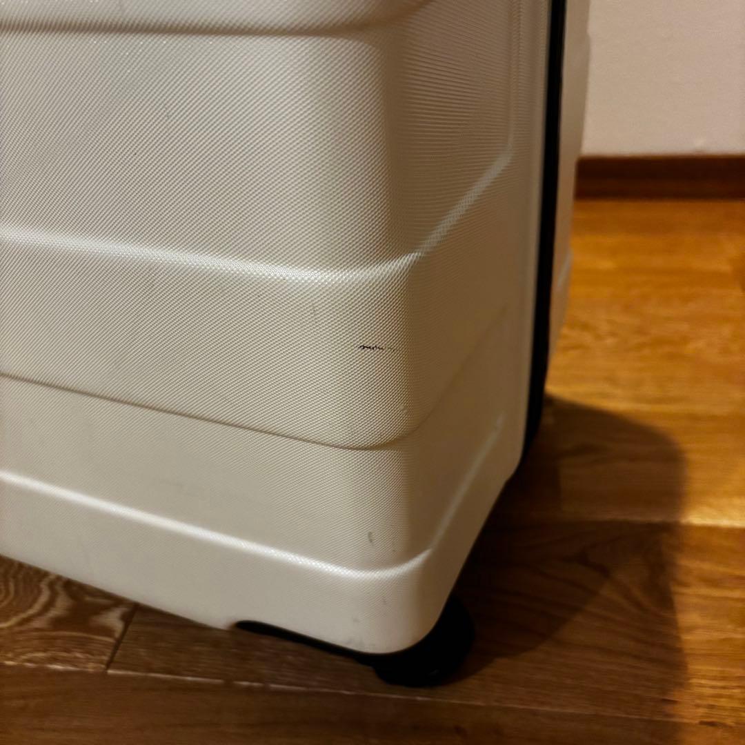 無印良品　ハードキャリー　大型(85L) 白　仕切り付き　取扱説明書付き