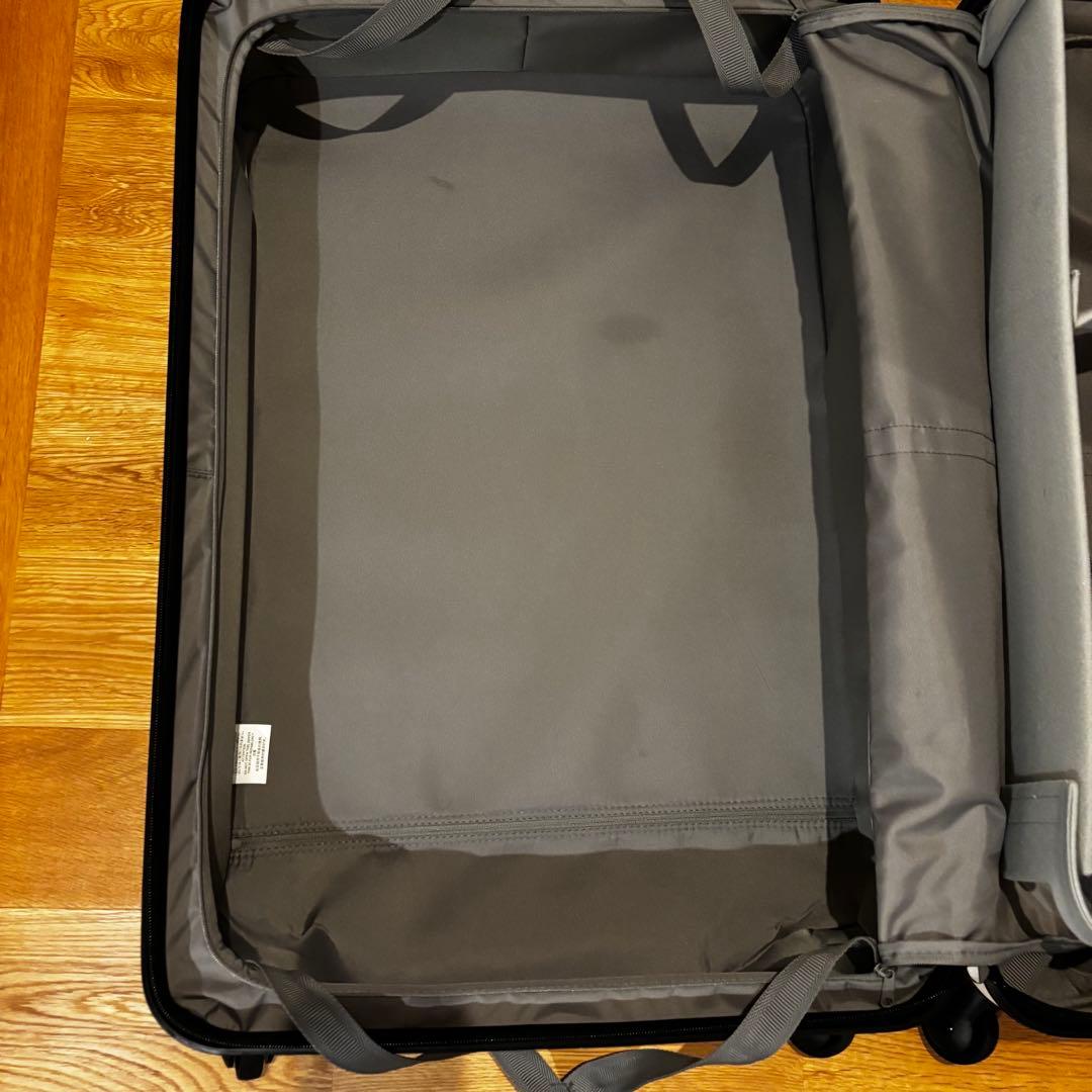 無印良品　ハードキャリー　大型(85L) 白　仕切り付き　取扱説明書付き