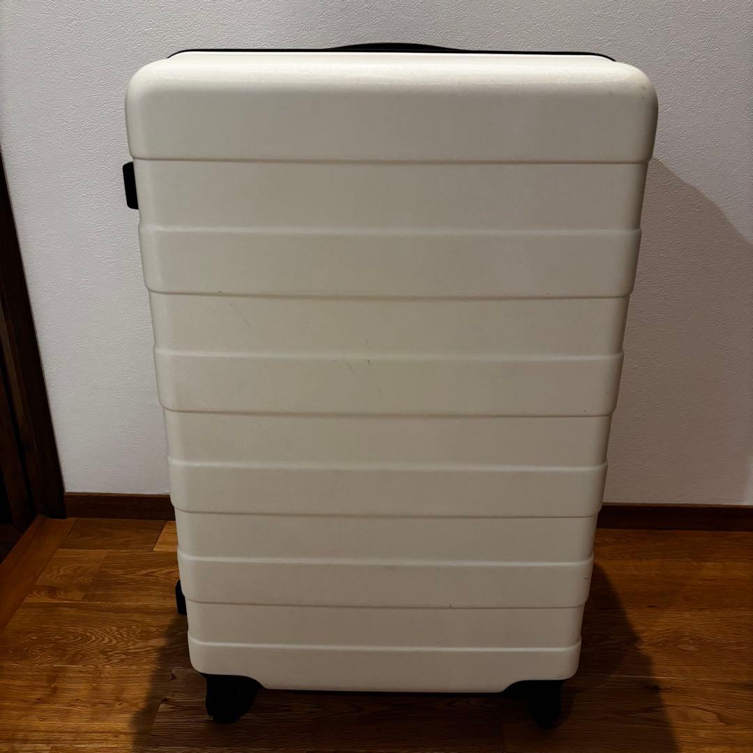 無印良品　ハードキャリー　大型(85L) 白　仕切り付き　取扱説明書付き